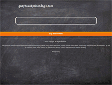 Tablet Screenshot of greyhoundprisondogs.com